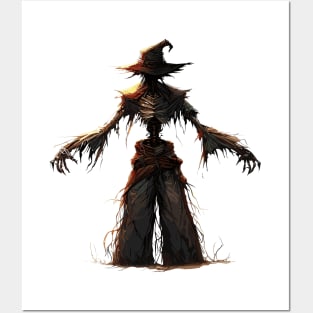 Spooky Scarecrow Posters and Art